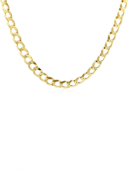 4.7mm 10k Yellow Gold Curb Chain - Ellie Belle