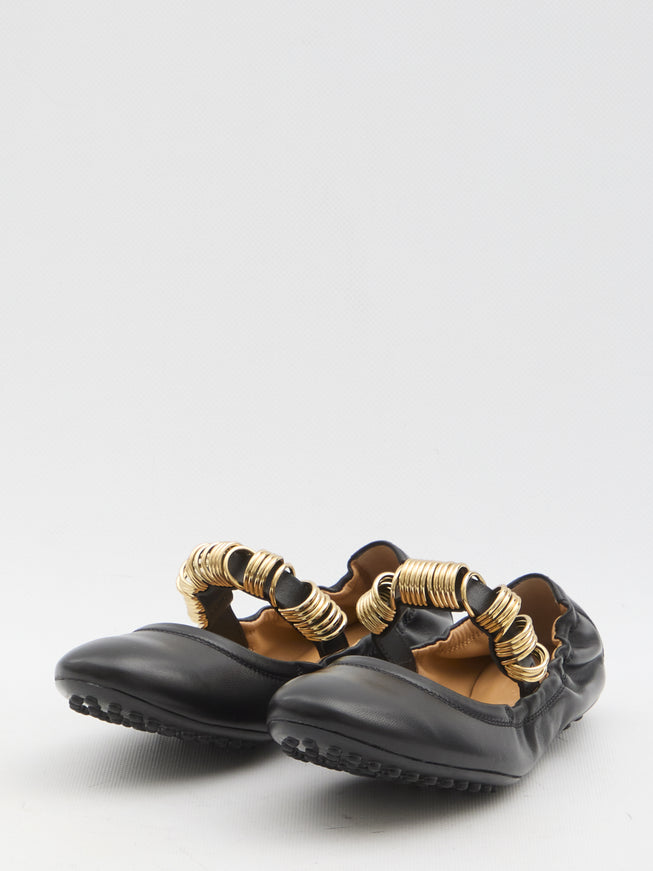 Tod's Ballet Flats With Eyelets