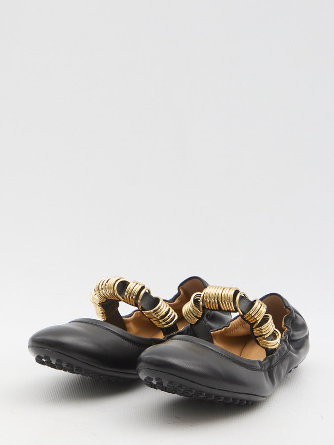 Tod's Ballet Flats With Eyelets