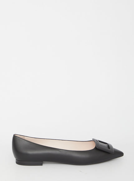 Roger Vivier Gommettine Ballerina Flats Black