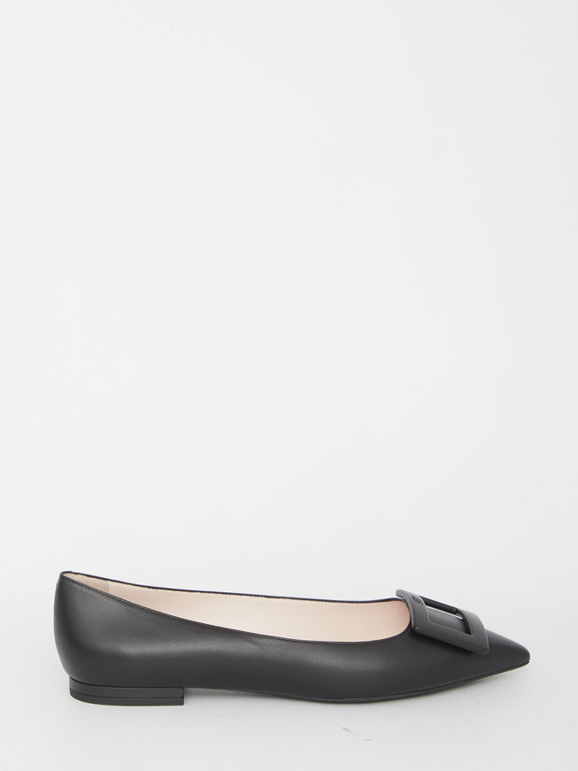 Roger Vivier Gommettine Ballerina Flats Black