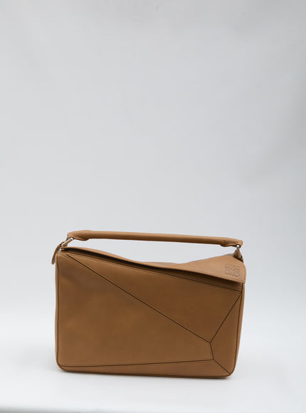 Loewe Puzzle Edge Large Bag QT Brown