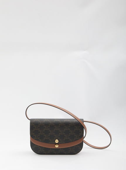 Celine Wallet On Chain Crossbody Bag QT Brown