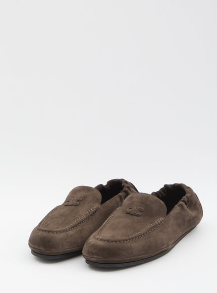 Celine Triomphe Loafer With Elastic Insert