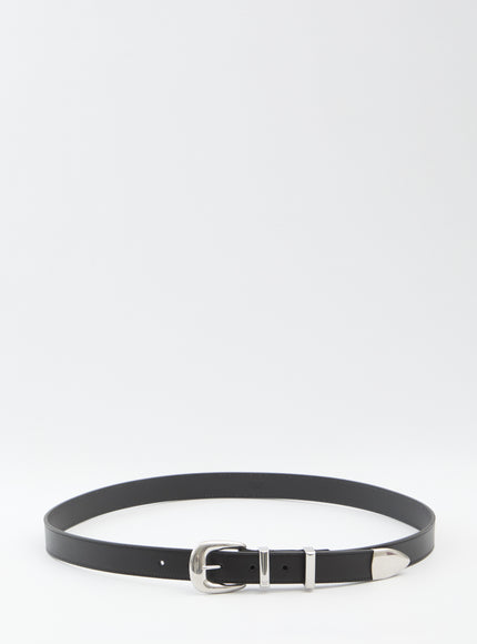 Celine Medium Western Belt Black