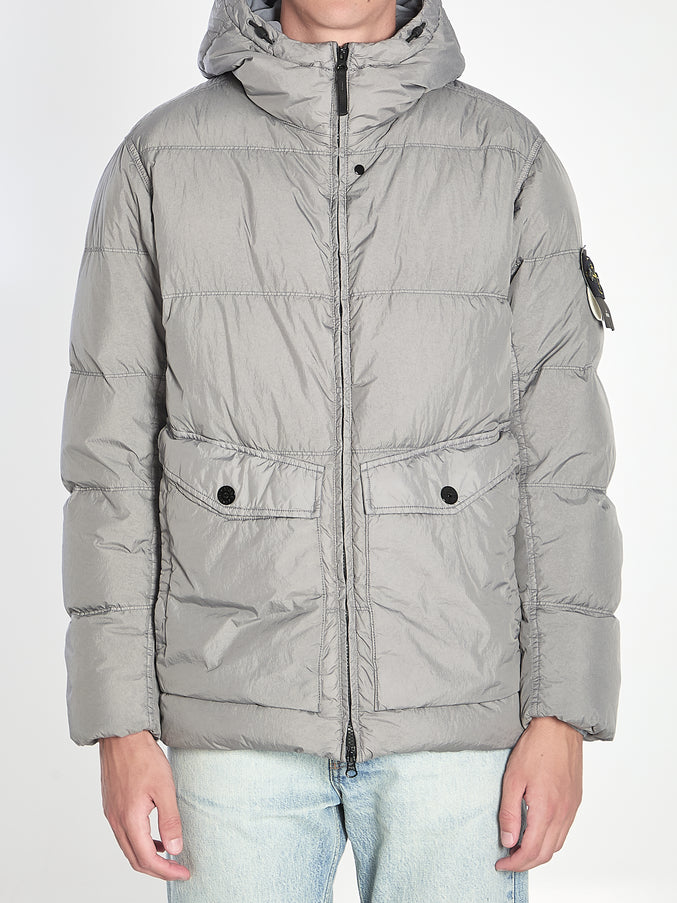 Stone Island Crinkle Reps Ny Puffer Jacket Grey