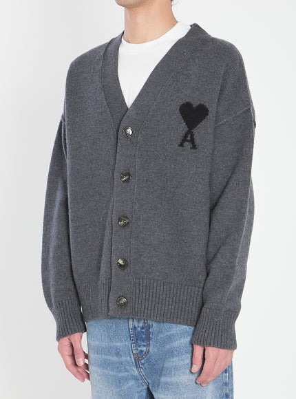 Ami Paris Ami De Coeur Cardigan