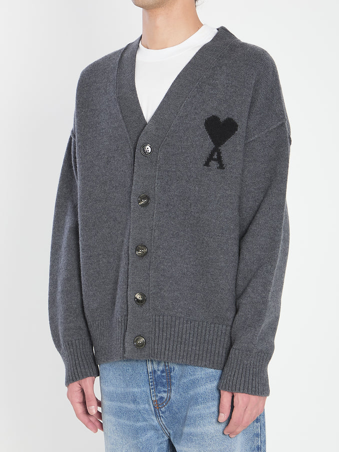 Ami Paris Ami De Coeur Cardigan