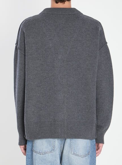 Ami Paris Ami De Coeur Cardigan
