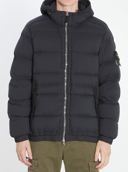 Stone Island Seamless Tunnel Nylon Down-tc Puffer Jacket Black