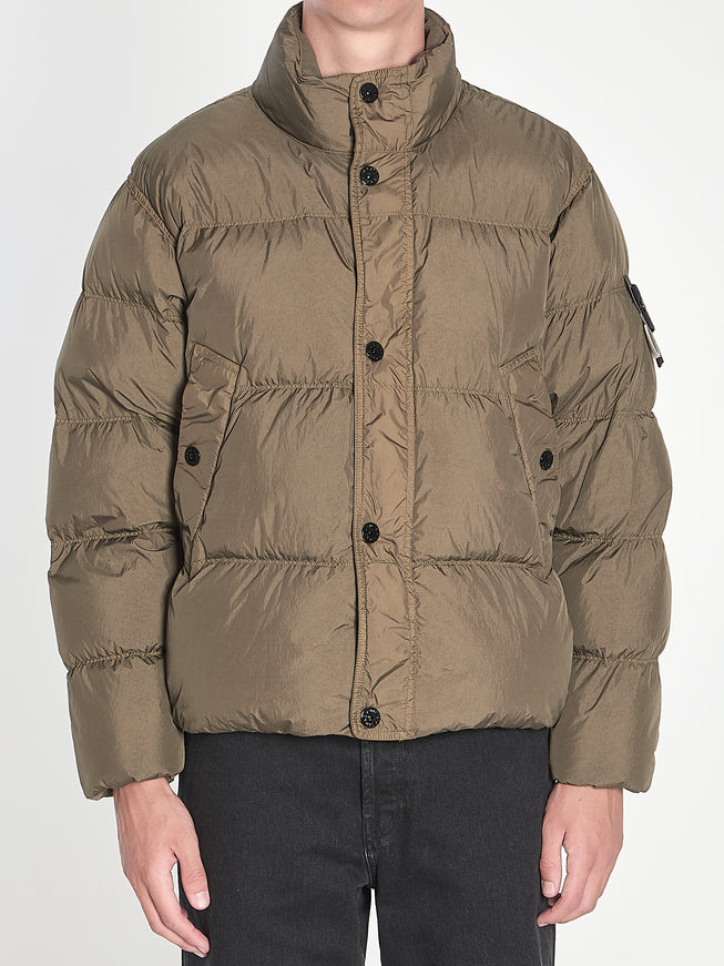 Stone Island Crinkle Reps Ny Puffer Jacket Green