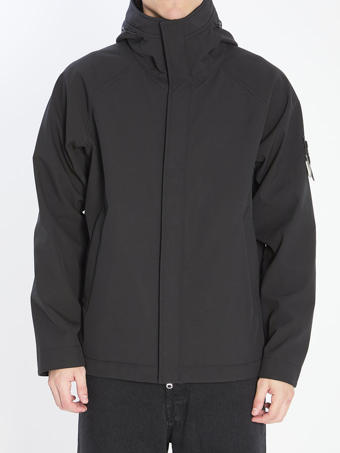 Stone Island Short Parka Black