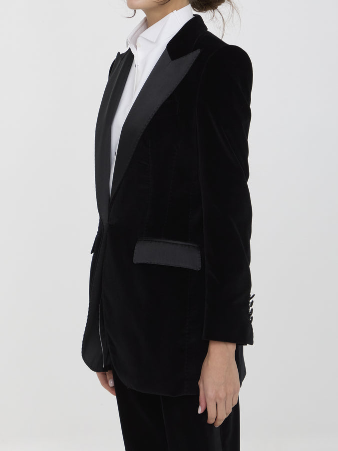 Dolce & Gabbana Velvet Tuxedo Jacket