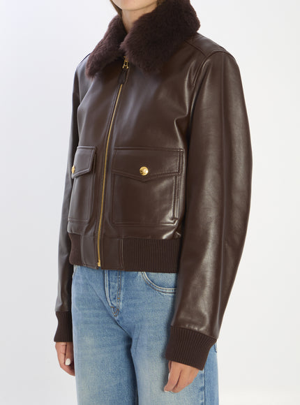 Celine Aviateur Leather Jacket