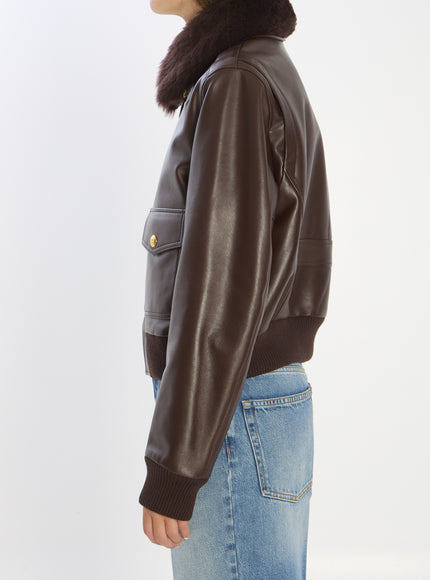 Celine Aviateur Leather Jacket