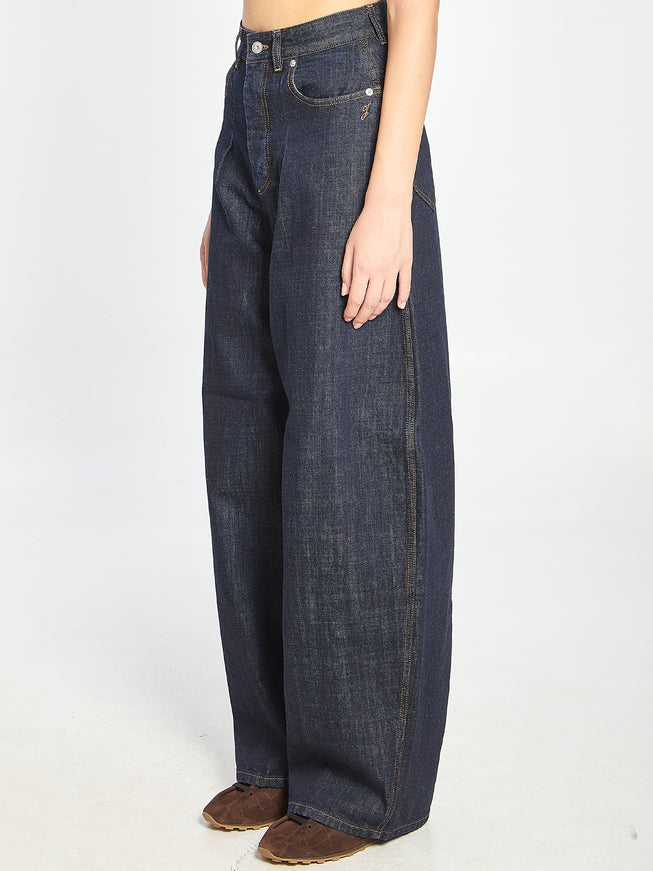 Jacquemus De-nimes Ovalo Denim Pants