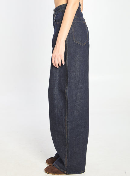 Jacquemus De-nimes Ovalo Denim Pants