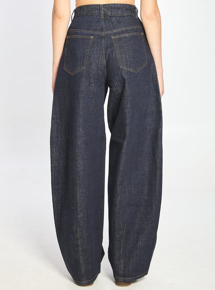 Jacquemus De-nimes Ovalo Denim Pants