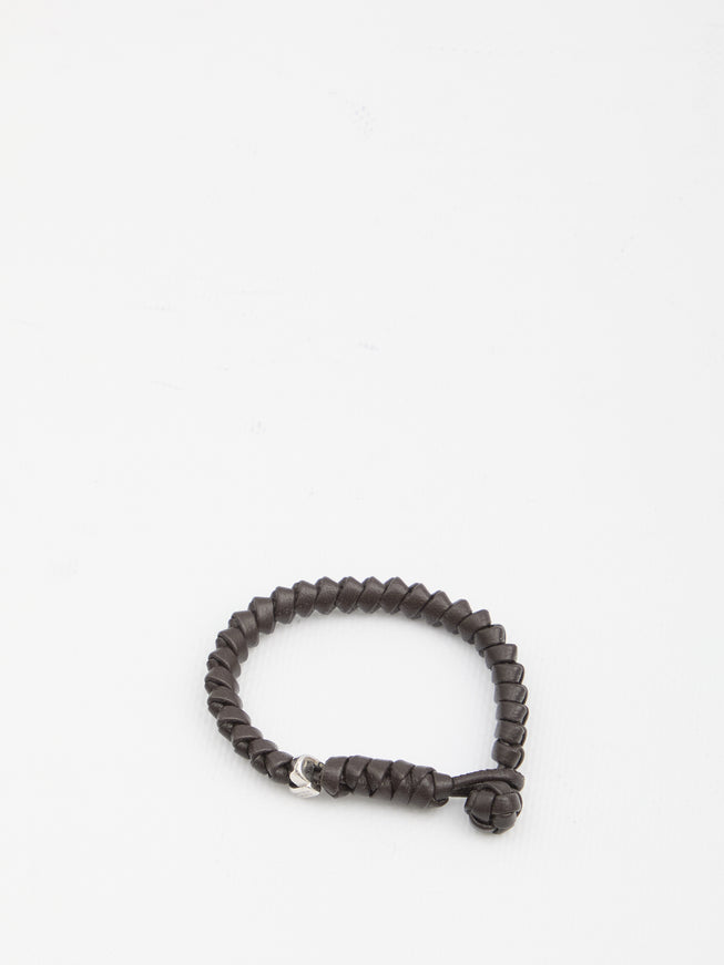Bottega Veneta Intrecciato Bracelet Brown