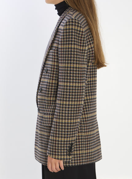 Saint Laurent Checked Wool Jacket