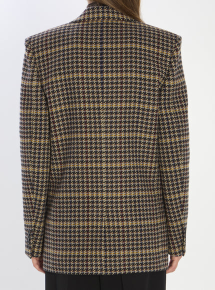 Saint Laurent Checked Wool Jacket
