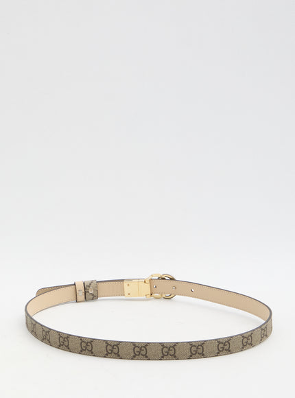 Gucci Gg Marmont Reversible Thin Belt