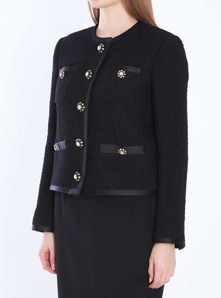 Dolce & Gabbana Tweed Single-breasted Jacket