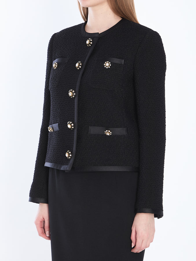 Dolce & Gabbana Tweed Single-breasted Jacket