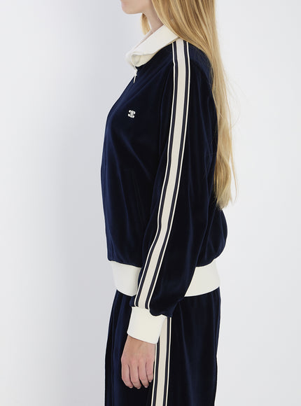 Celine Triomphe Velvet Jacket