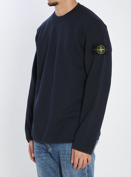 Stone Island Heavy Cotton Crewneck Sweatshirt