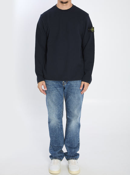 Stone Island Heavy Cotton Crewneck Sweatshirt