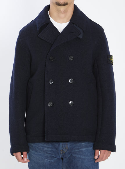 Stone Island Wool Outerwea Blue