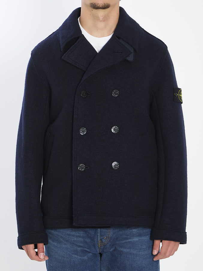Stone Island Wool Outerwea Blue