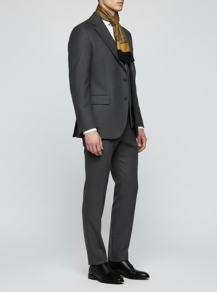 Dolce & Gabbana Men's Silk Scarf in Yellow