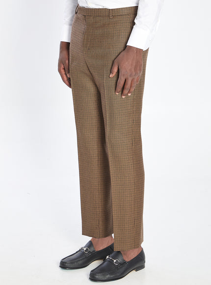Gucci Wool Tweed Trousers