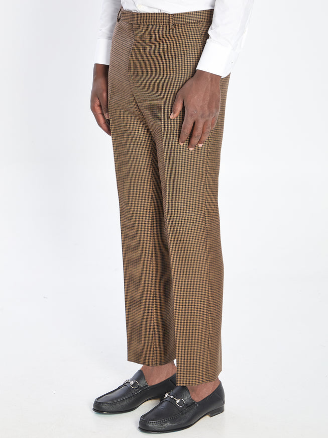 Gucci Wool Tweed Trousers