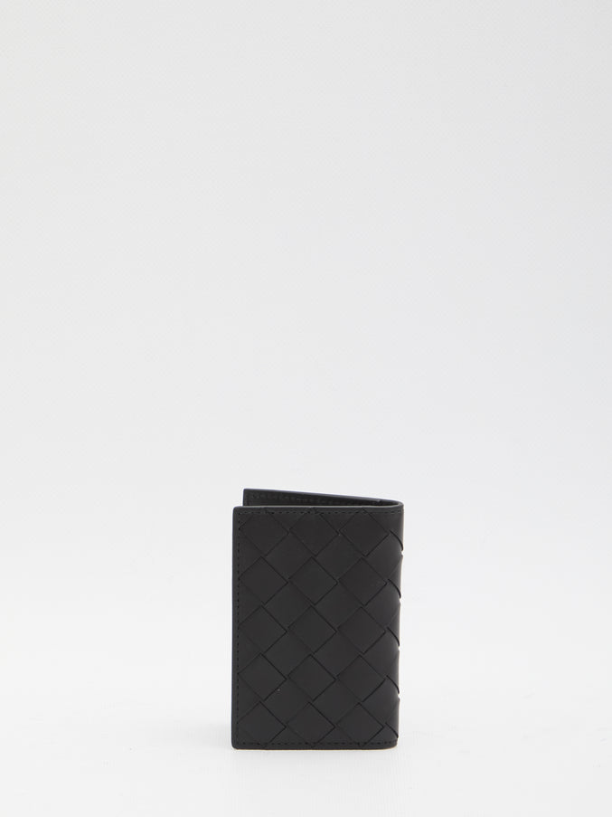 Bottega Veneta Intrecciato Card Holder With Flap