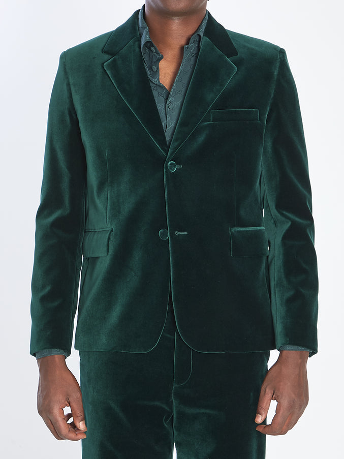 Gucci Velvet Jacket Green
