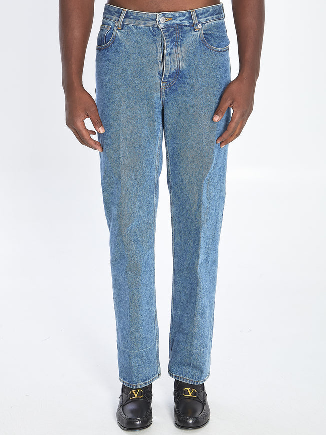 Valentino Garavani Chez Valentino Denim Pants Blue