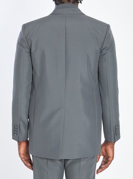 Gucci Double-breasted Jacket In Technical Fabric