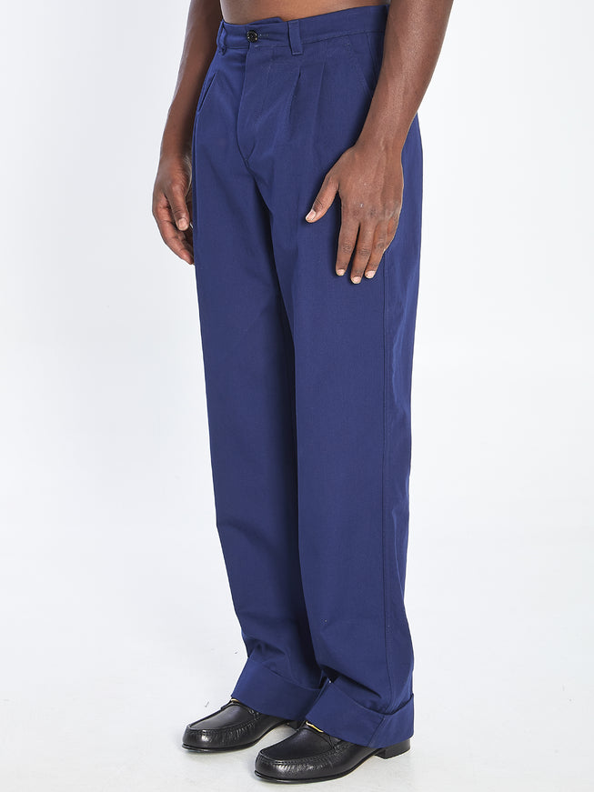 Valentino Garavani Cotton Gabardine Trousers