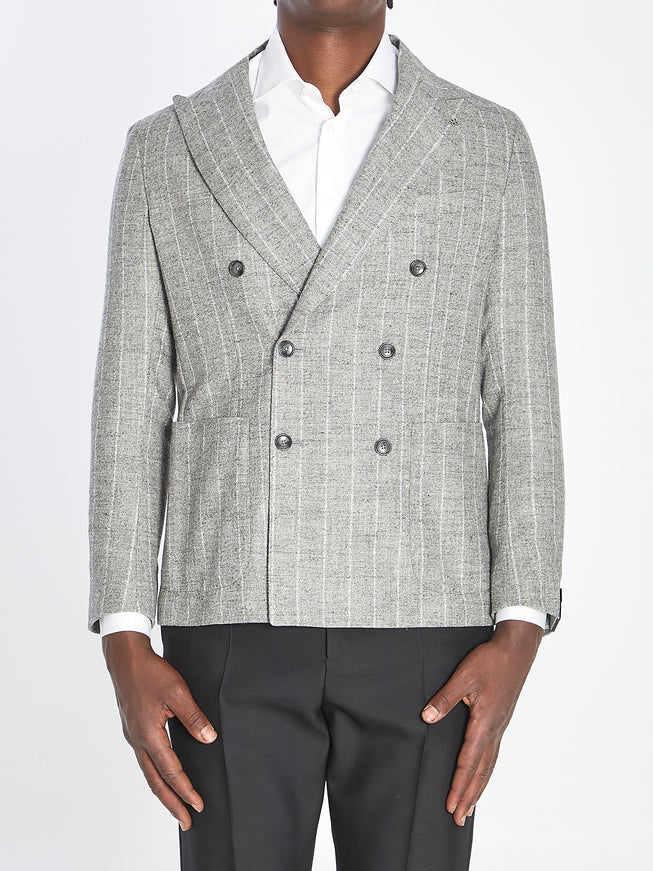 Tagliatore Montecarlo Double-breasted Jacket Grey