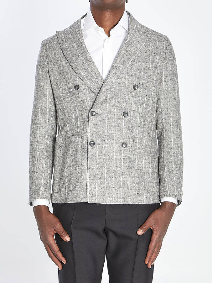 Tagliatore Montecarlo Double-breasted Jacket Grey