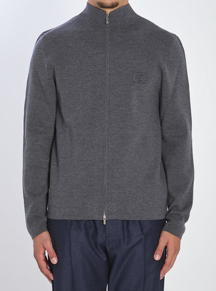 Dior Homme Cd Zip Sweater Grey