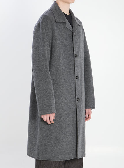 Ami Paris Wool And Cashmere Coat
