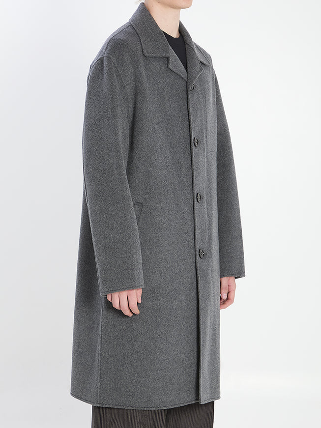 Ami Paris Wool And Cashmere Coat