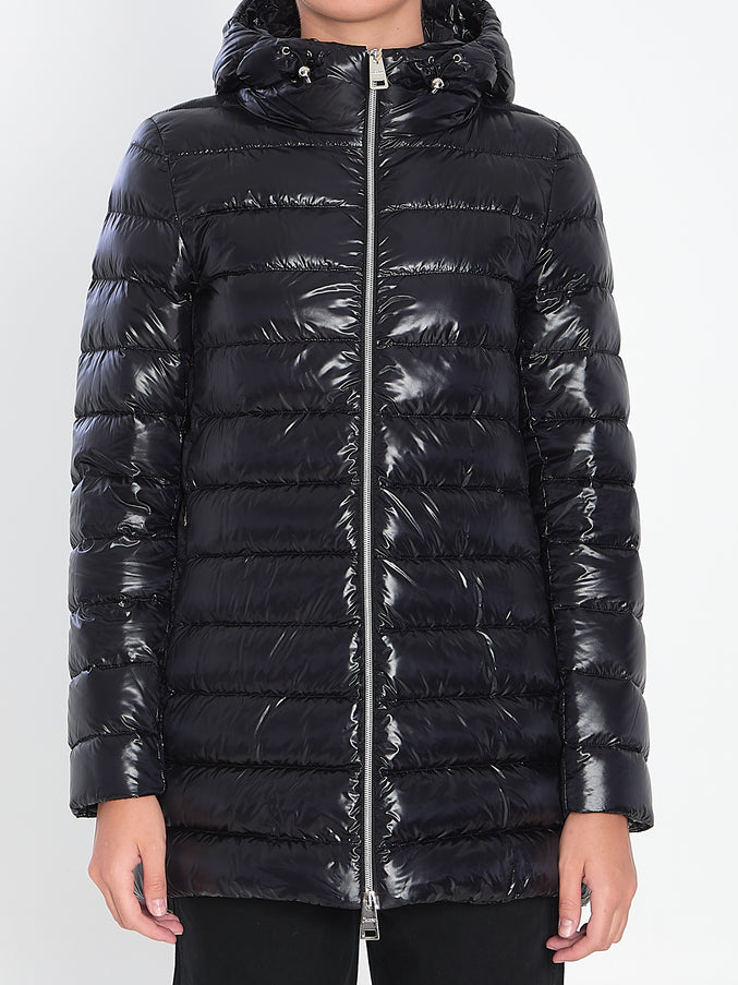 Herno A- Shape Light Puffer Black