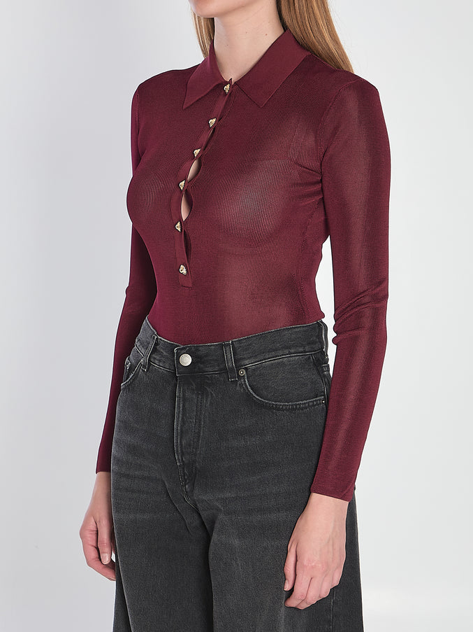 Self Portrait Knit Bodysuit