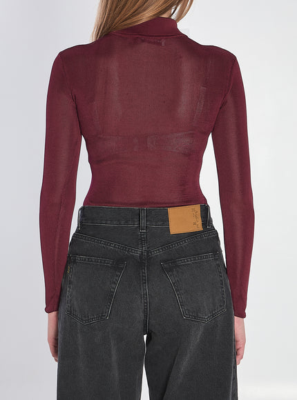 Self Portrait Knit Bodysuit