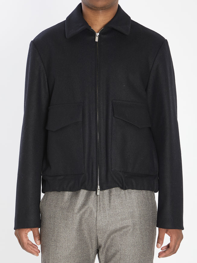 Barena Magan Caramal Outerwear Black